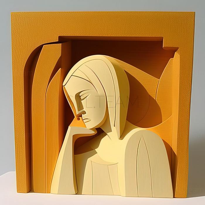 3D модель Американский художник Милтон Кларк Эйвери. (STL)